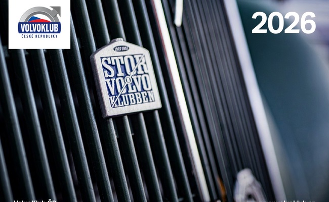 Kalendáře Volvoklubu ČR 2026 jsou tu!